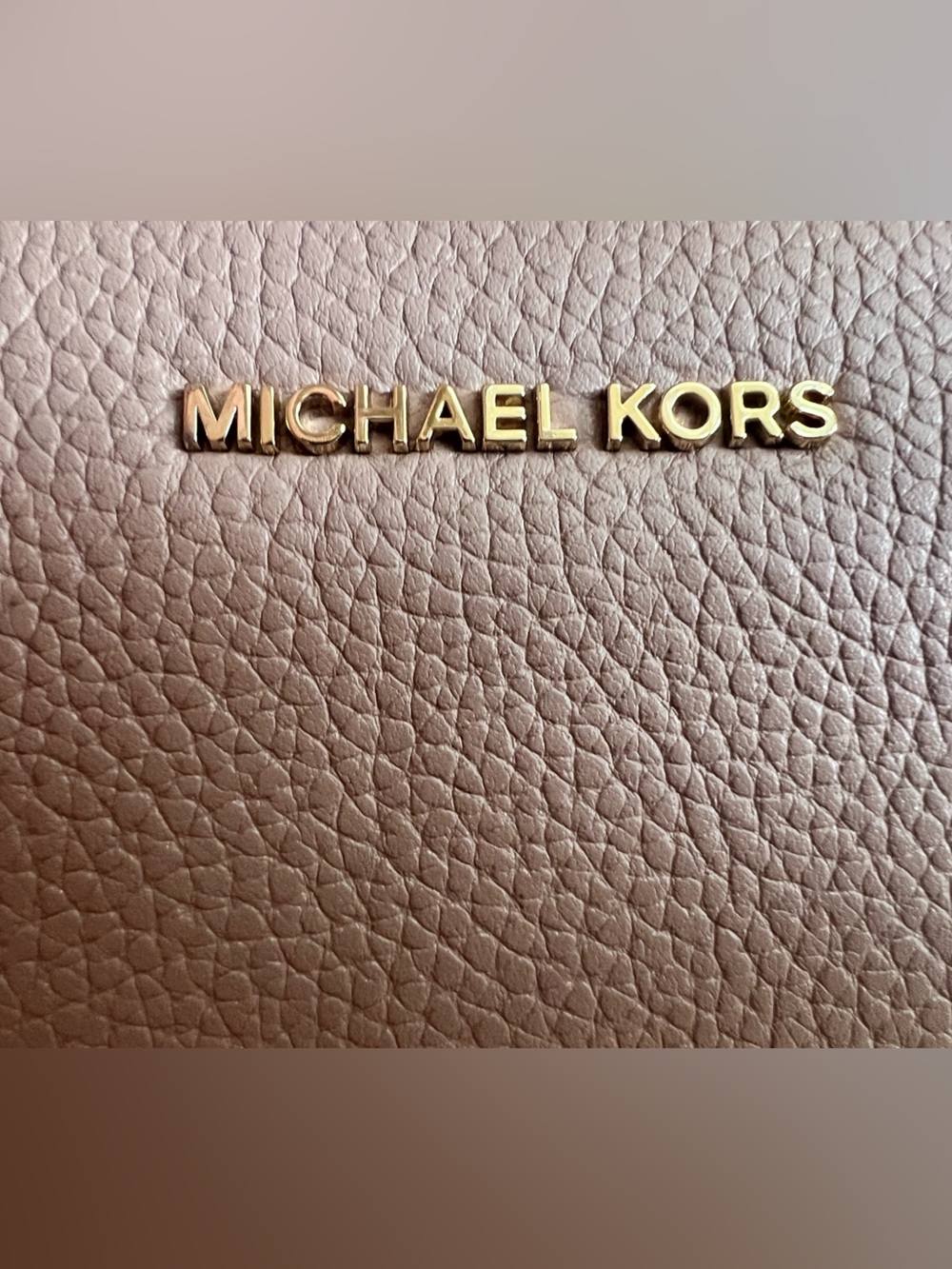 Michael Kors Dusty Rose Pebbled Leather Large Wristlet/Wallet | GUC | Fits Phone - Picture 13 of 14